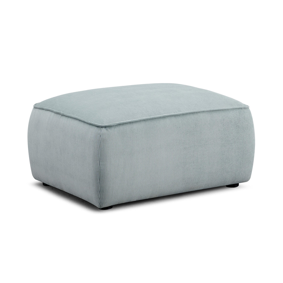 Travie Performance Corduroy Velvet Ottoman