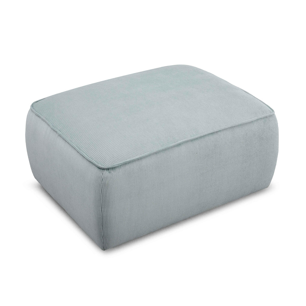 Travie Performance Corduroy Velvet Ottoman