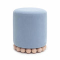 Dex Upcycled Performance Fabric Ottoman