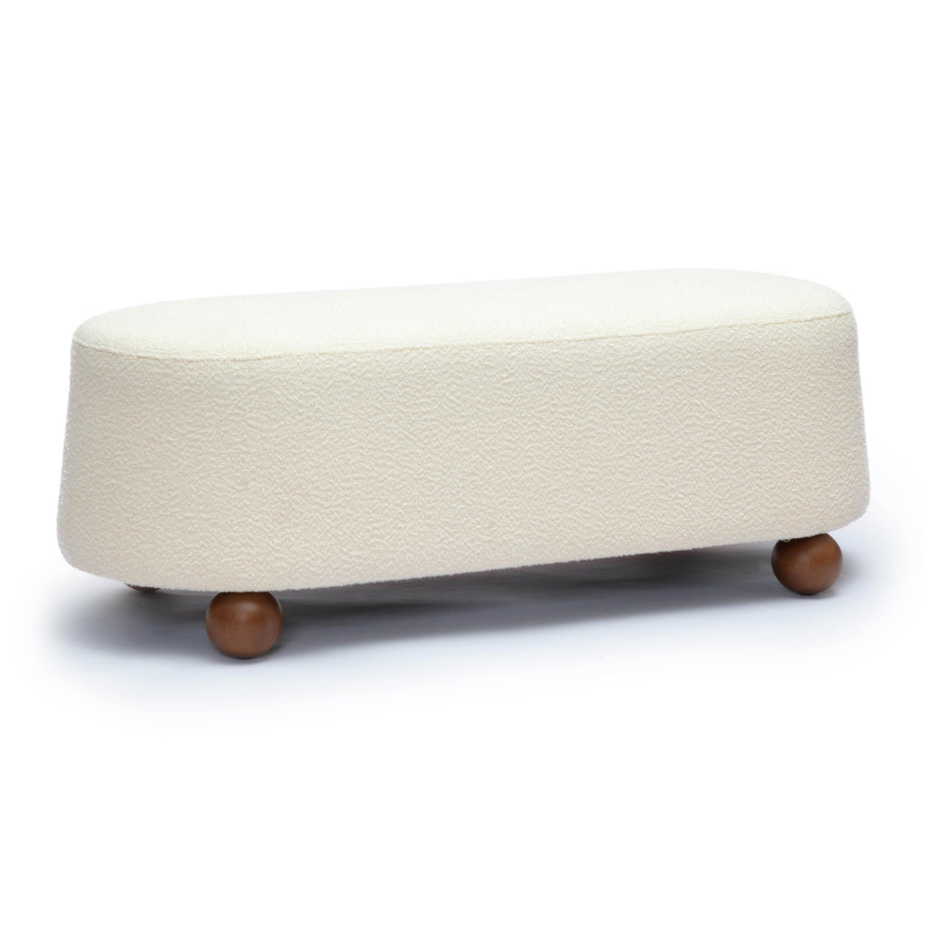 Jaine 48" Performance Boucle Large Ottoman