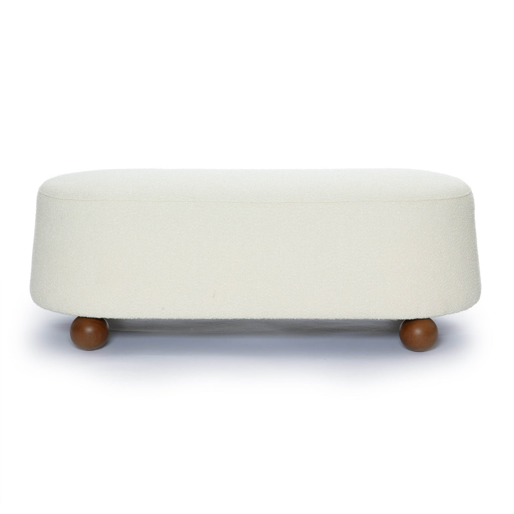 Jaine 48" Performance Boucle Large Ottoman