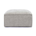 Mindy Performance Chenille Basketweave Ottoman