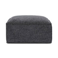 Mindy Performance Chenille Basketweave Ottoman