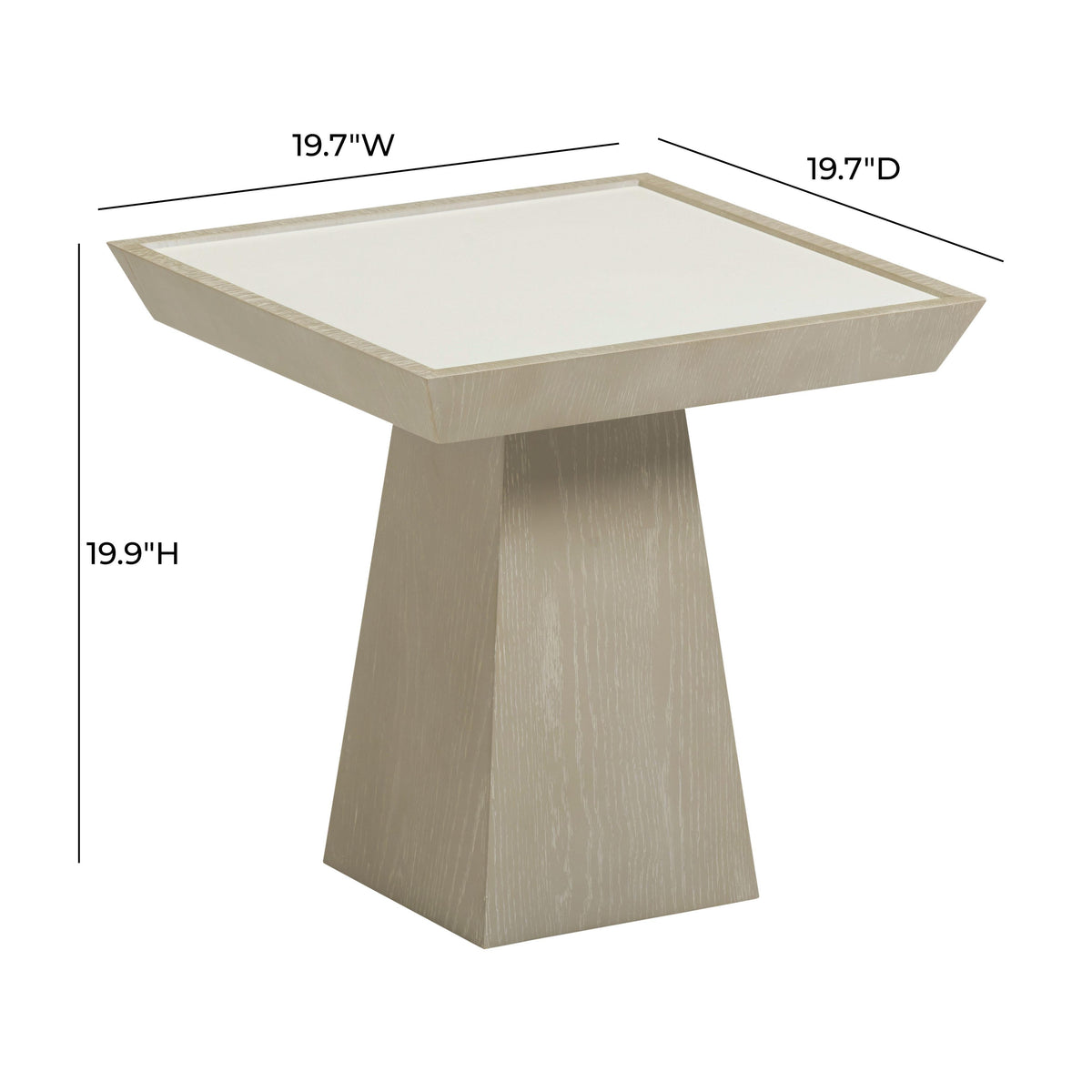 Coco Washed Ash Side Table