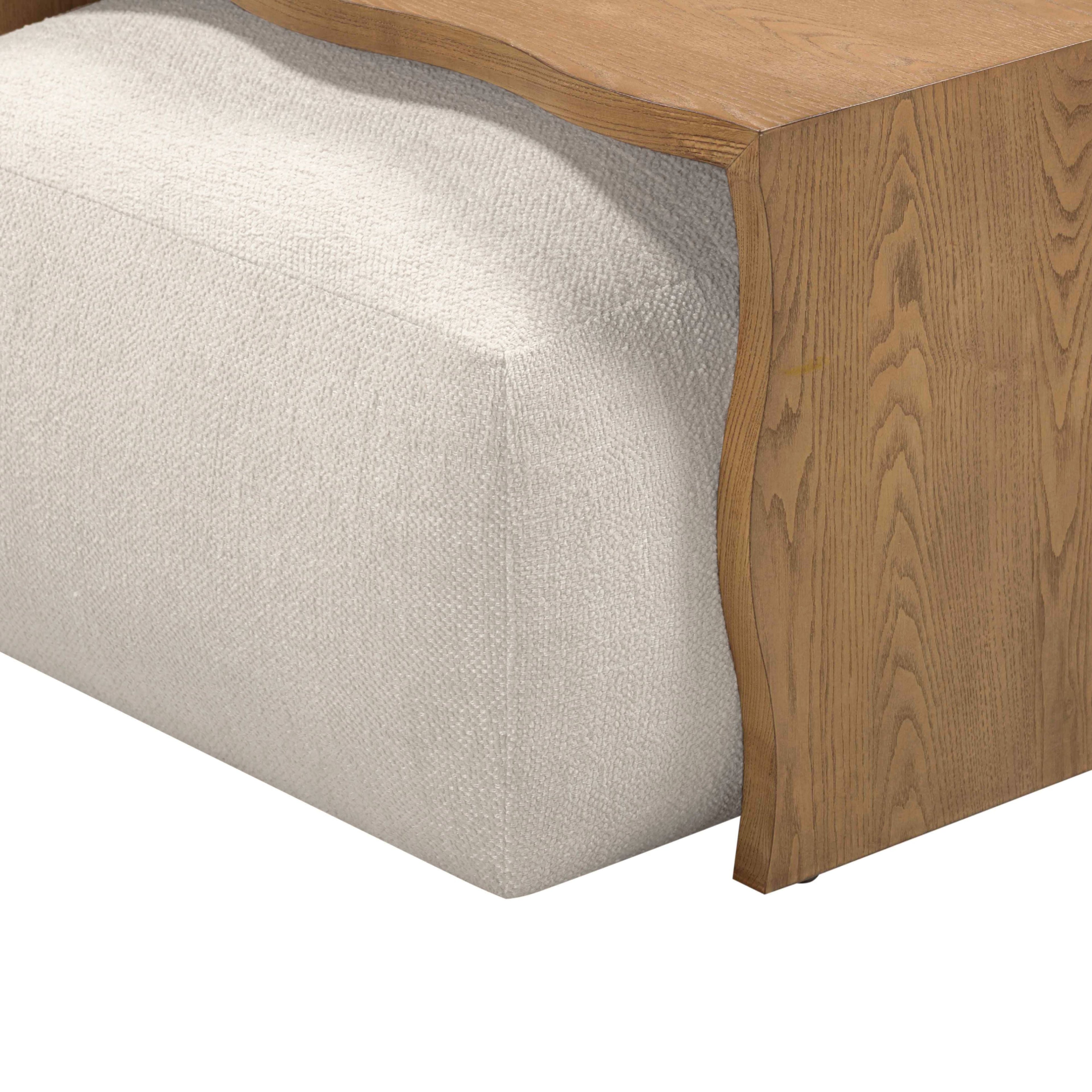 Spencer 54" Performance Basketweave Ottoman with Bridge Table
