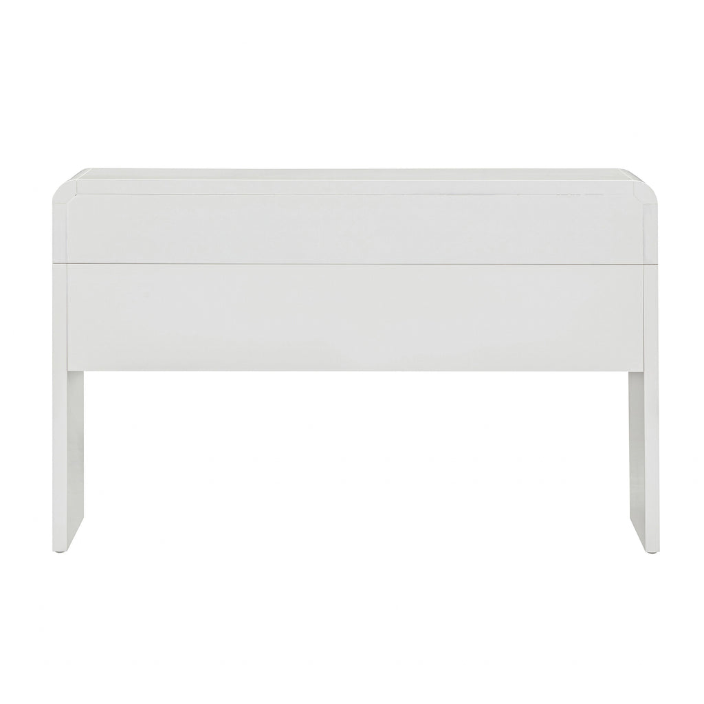 Patty 48" Rattan 2-Drawer Console Desk