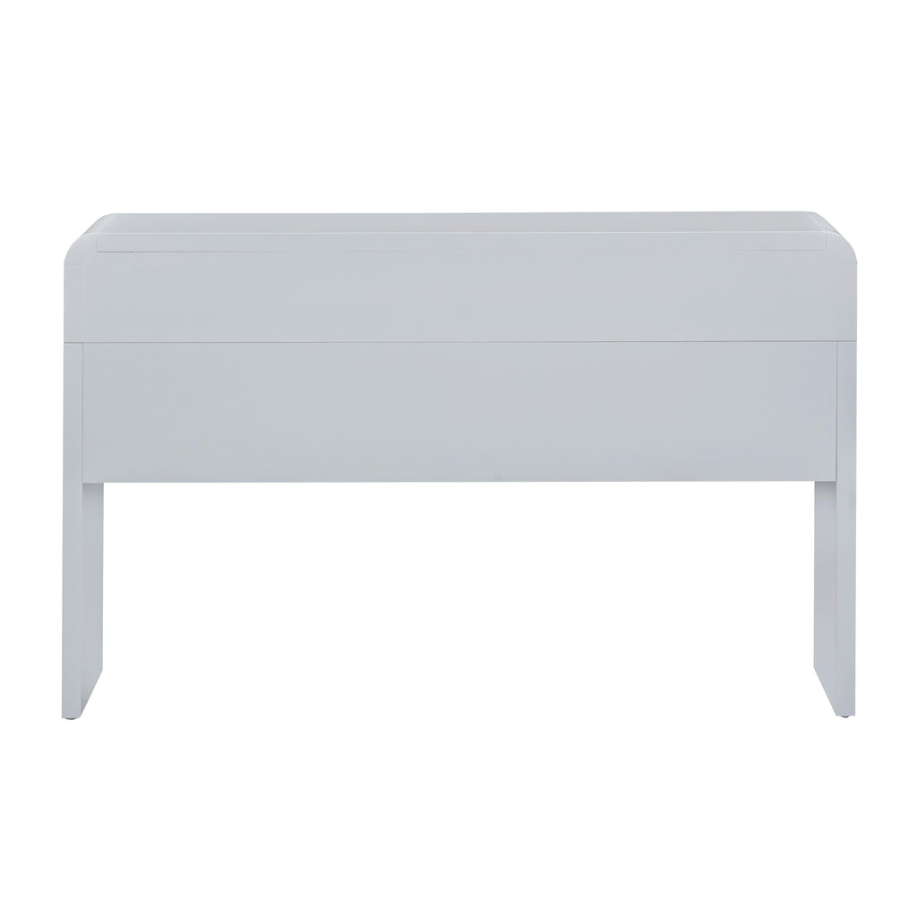 Patty 48" Rattan 2-Drawer Console Desk
