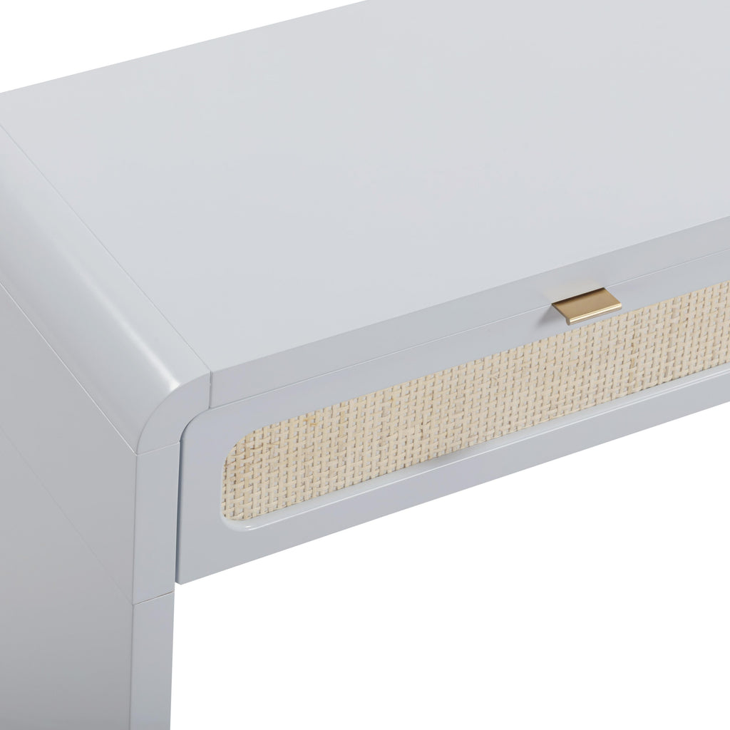 Patty 48" Rattan 2-Drawer Console Desk