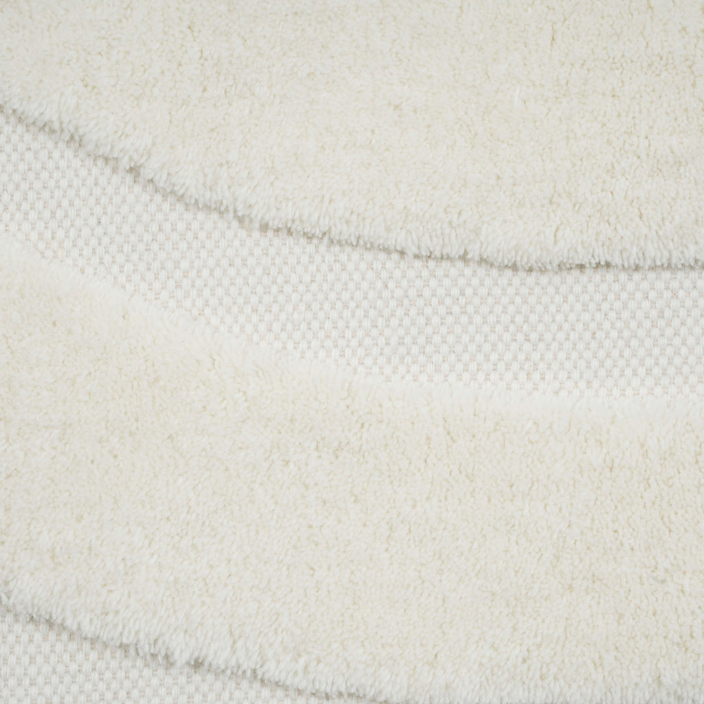 Loop White Area Rug
