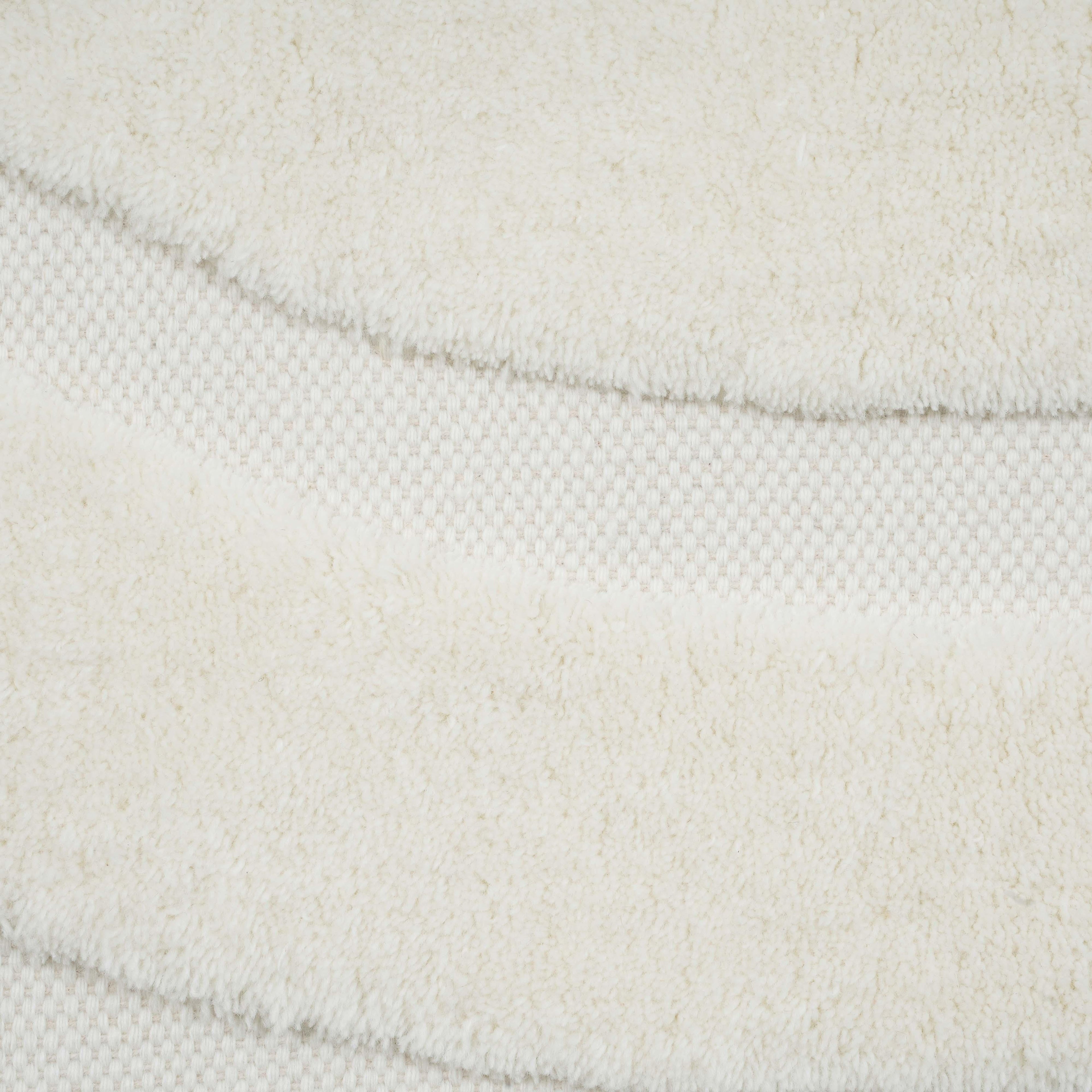 Loop White Area Rug