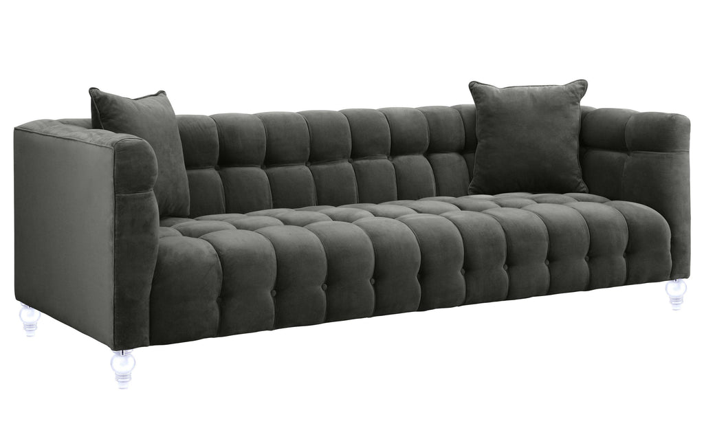 Bea 90.6" Performance Velvet Tufted Sofa