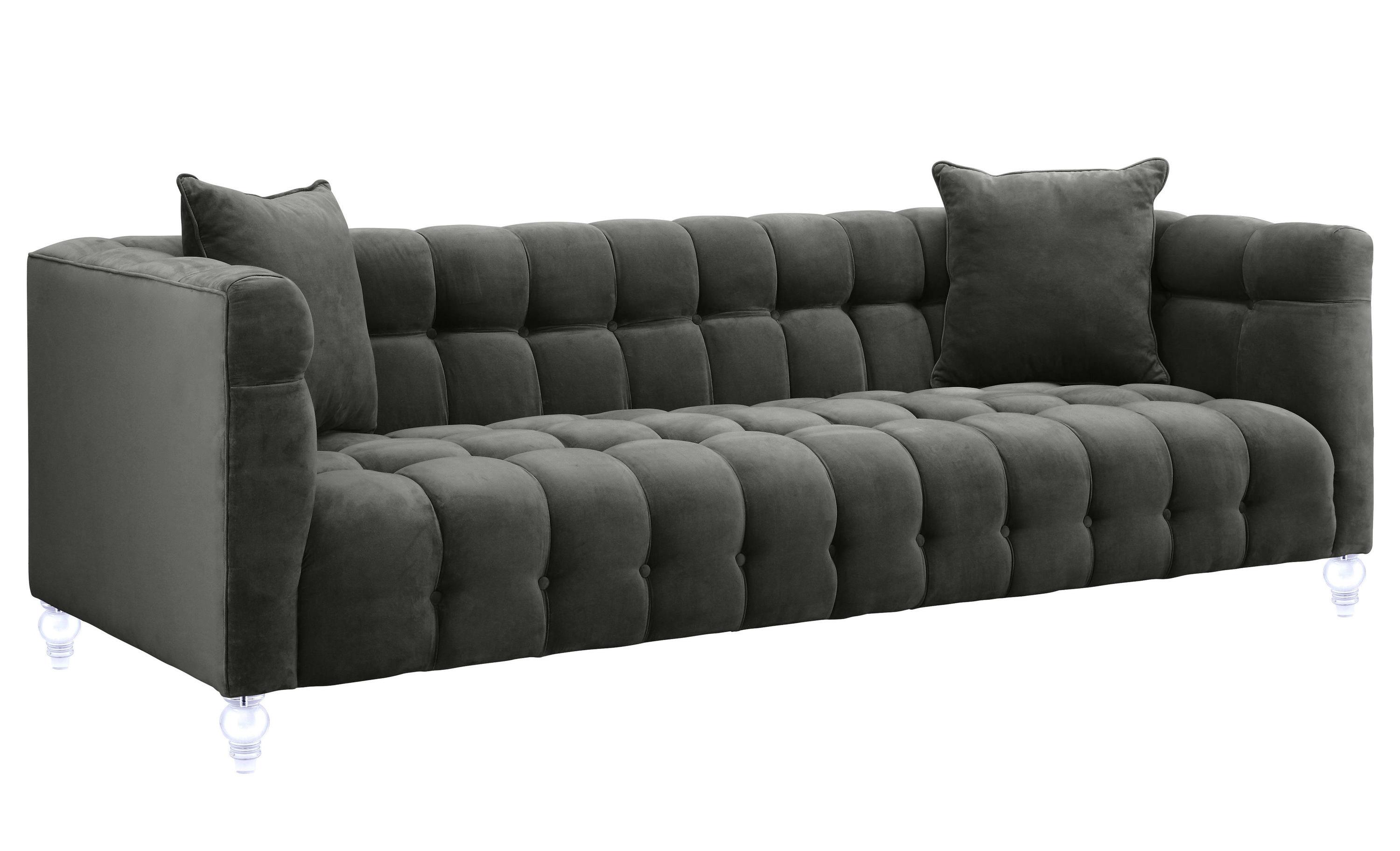 Bea 90.6" Performance Velvet Tufted Sofa