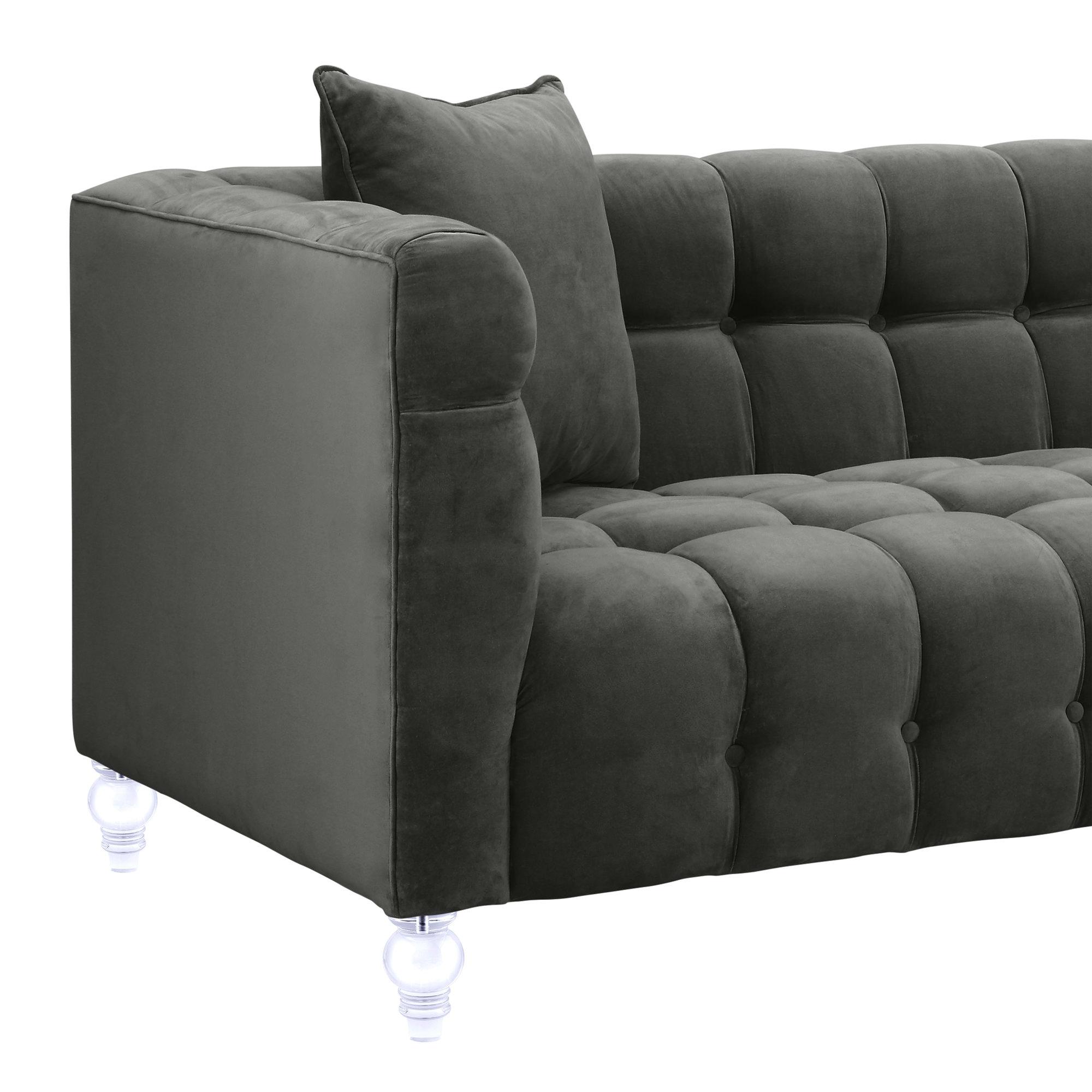 Bea 90.6" Performance Velvet Tufted Sofa