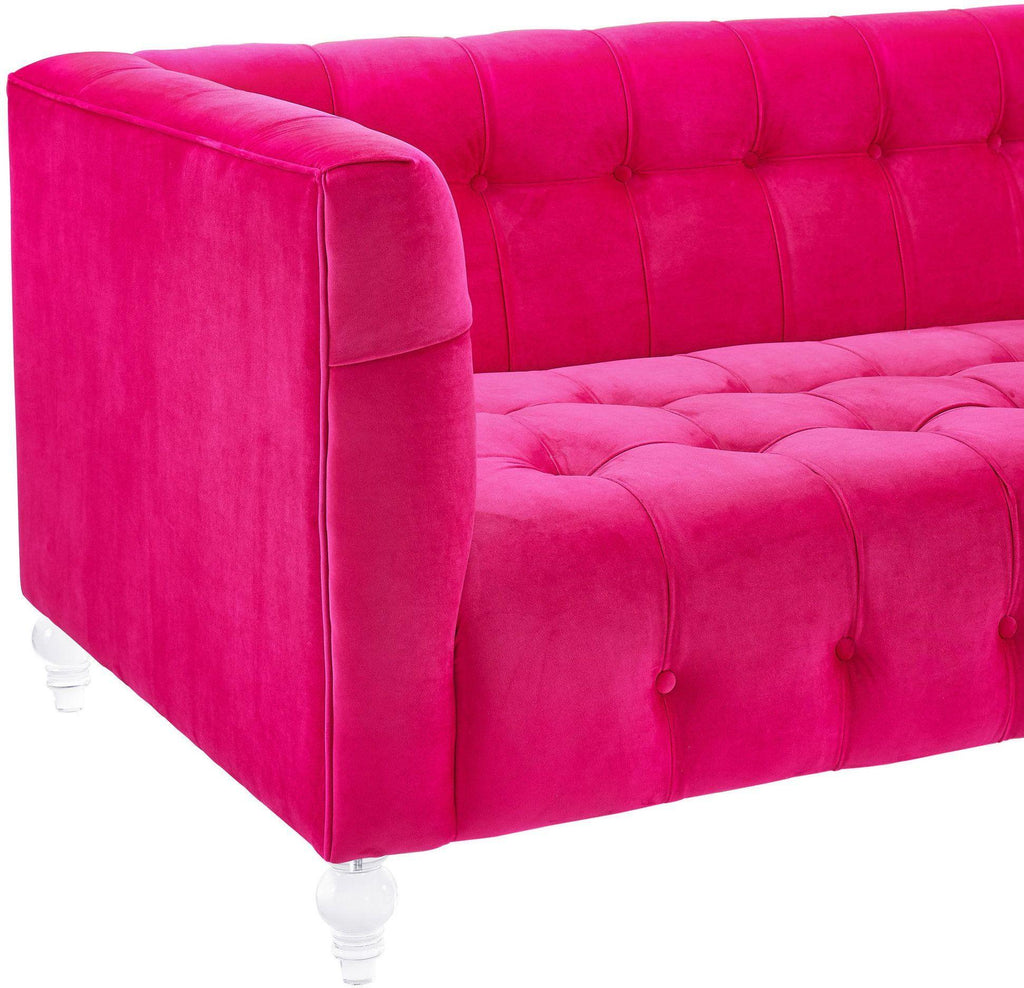 Bea 90.6" Performance Velvet Tufted Sofa