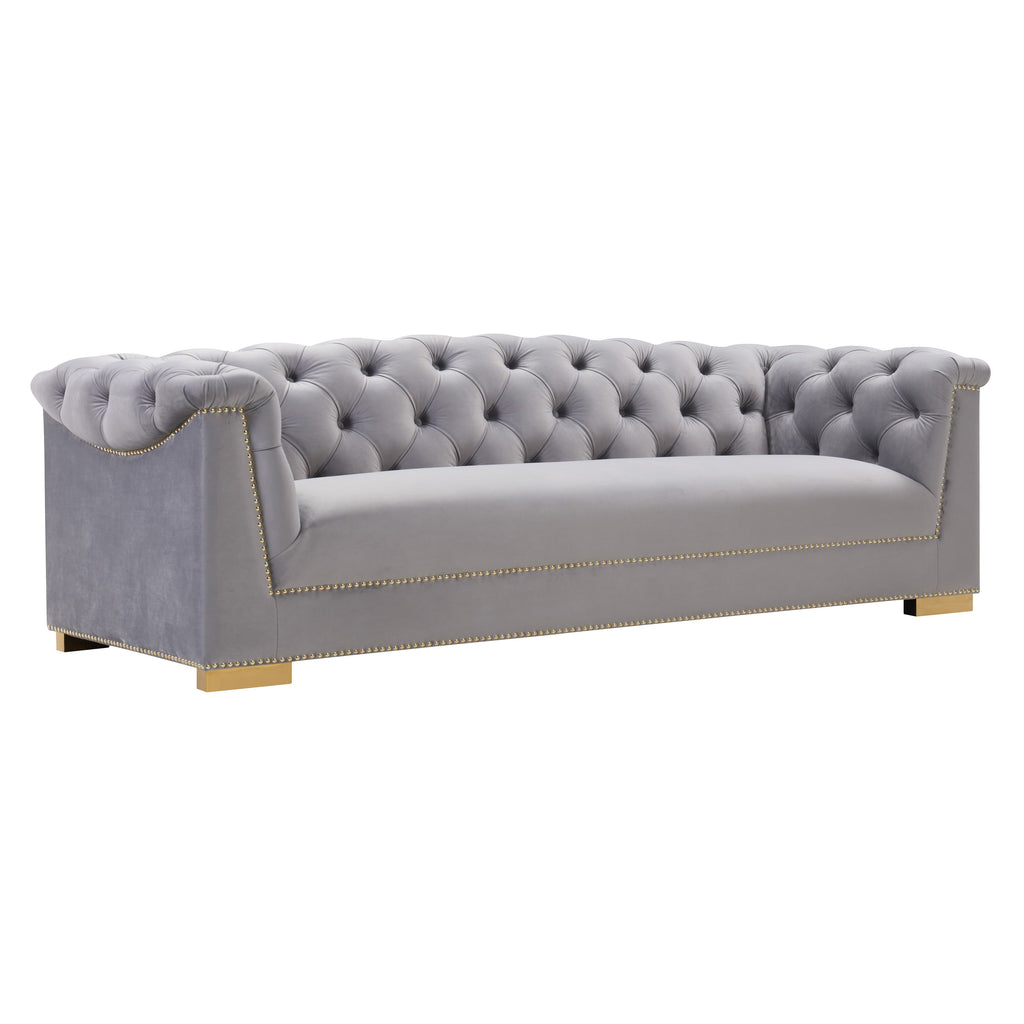 Farah 91" Performance Velvet Sofa