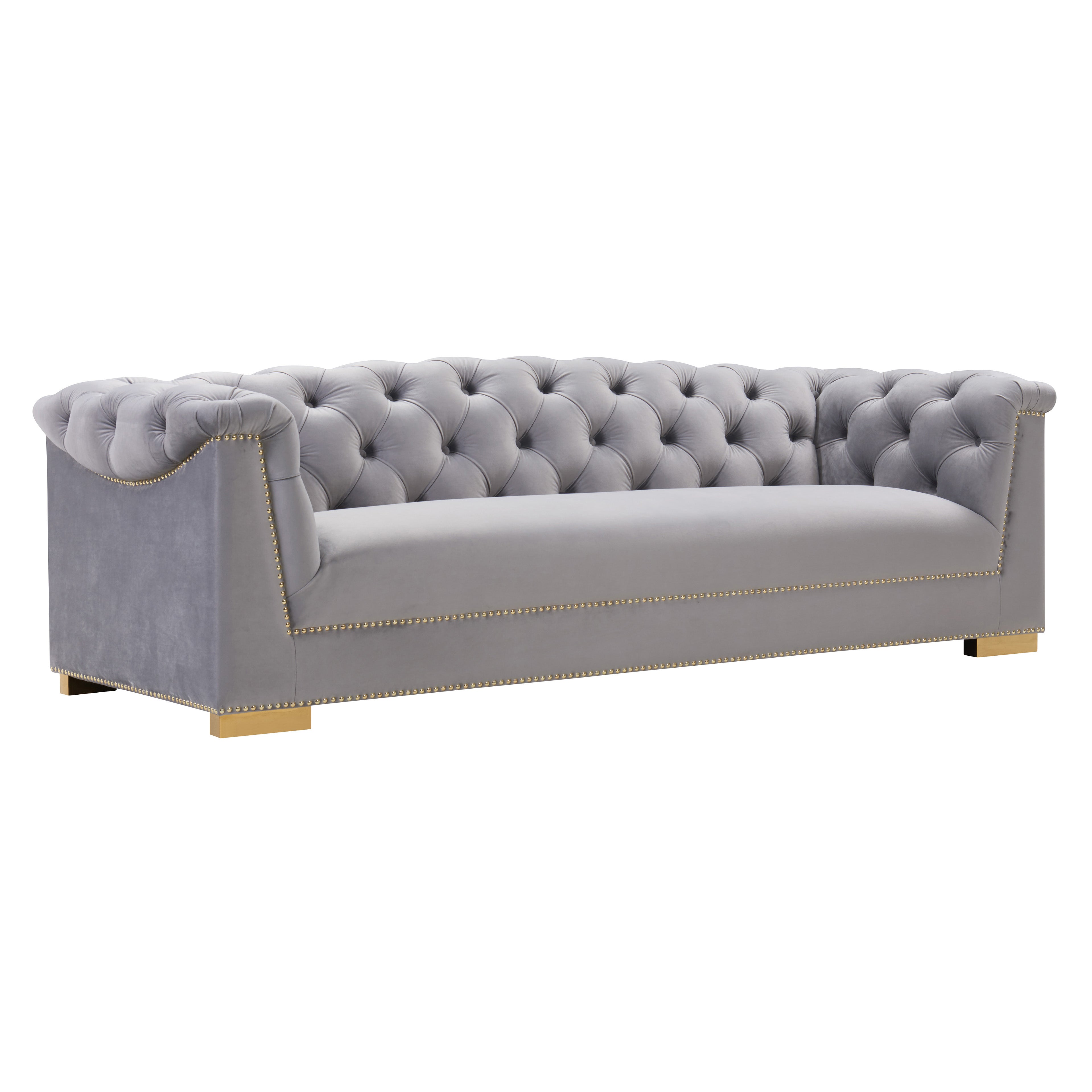 Farah 91" Performance Velvet Sofa