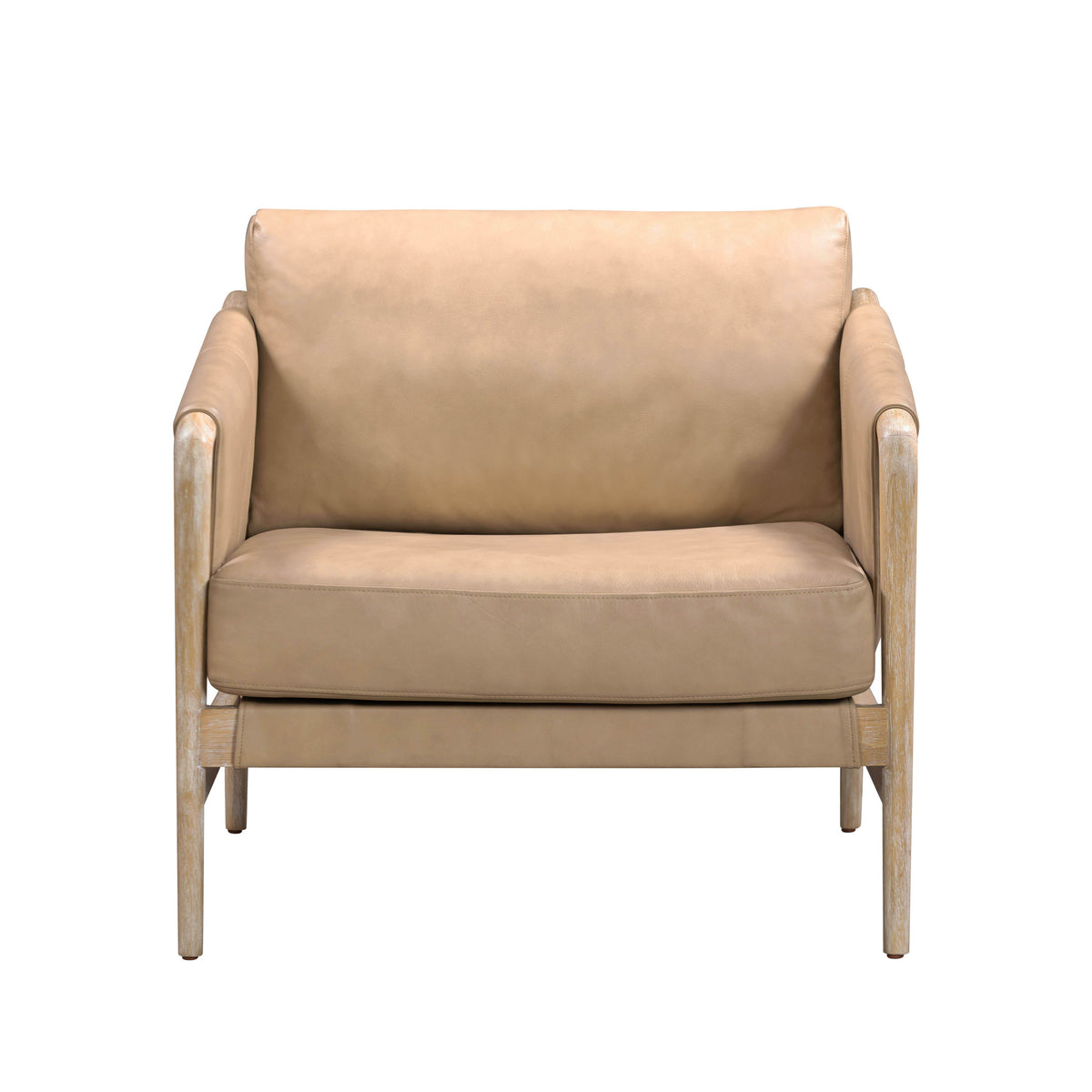Chakka Contract-Grade Genuine Leather Accent Chair