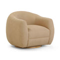 Judy Boucle Swivel Accent Chair