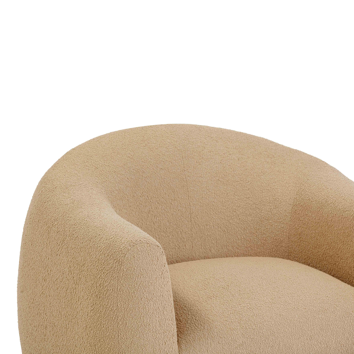 Judy Boucle Swivel Accent Chair