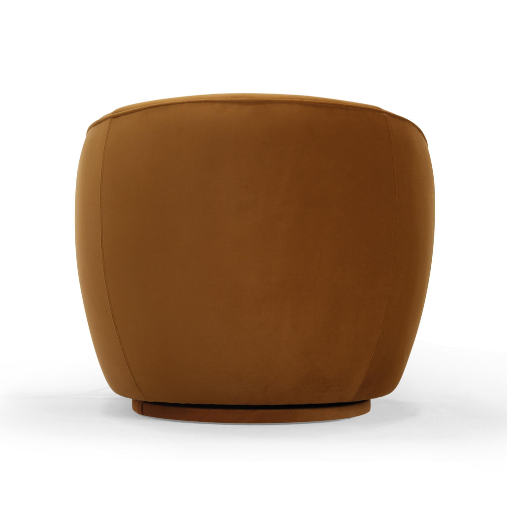 Jordan Performance Velvet Swivel Accent Chair