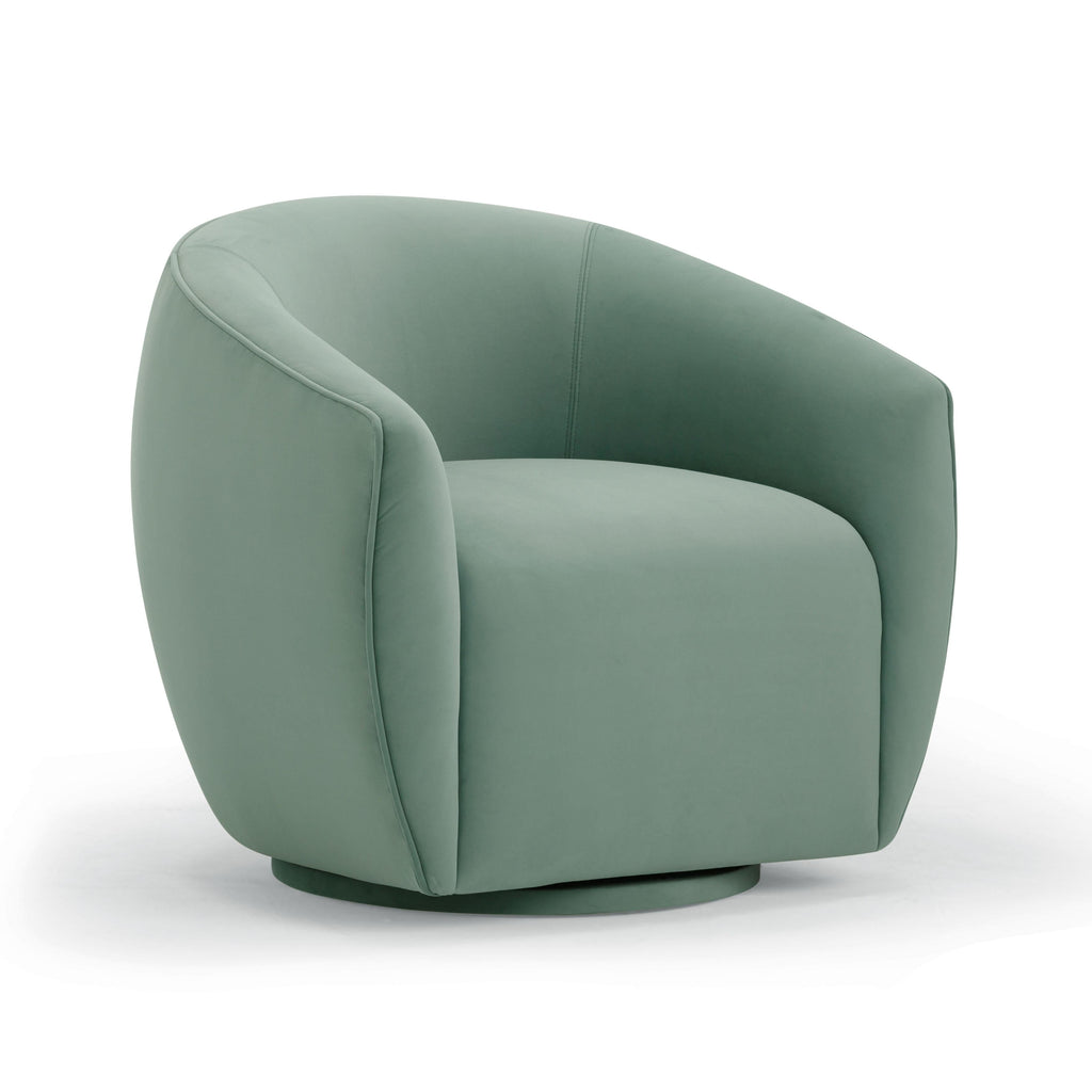 Jordan Performance Velvet Swivel Accent Chair