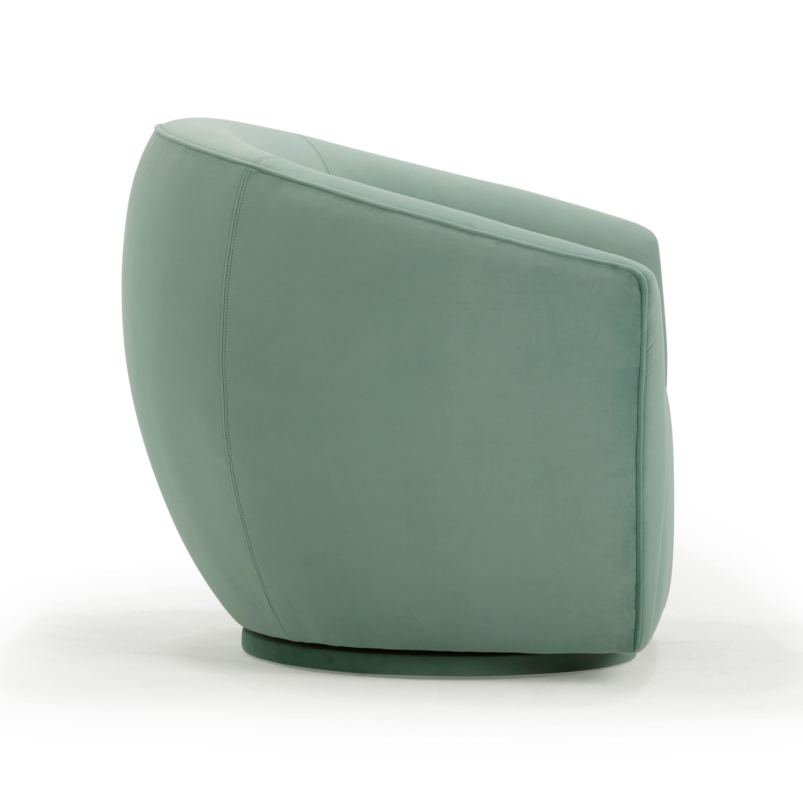 Jordan Performance Velvet Swivel Accent Chair