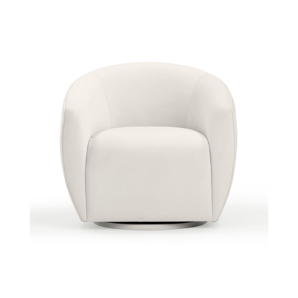 Jordan Performance Velvet Swivel Accent Chair