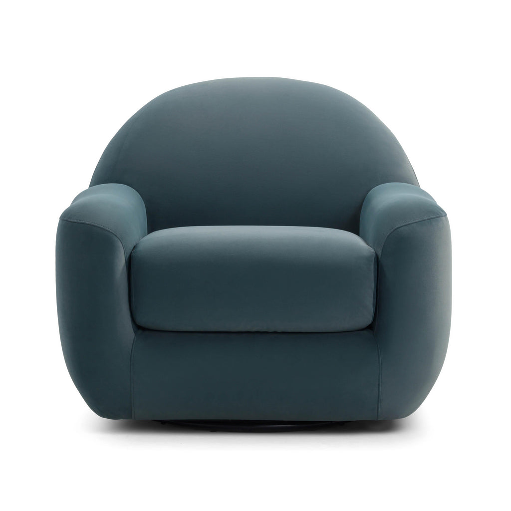 Tiago Performance Velvet Swivel Accent Chair