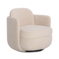 Wolfie Performance Velvet Swivel Accent Chair