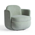 Wolfie Performance Velvet Swivel Accent Chair