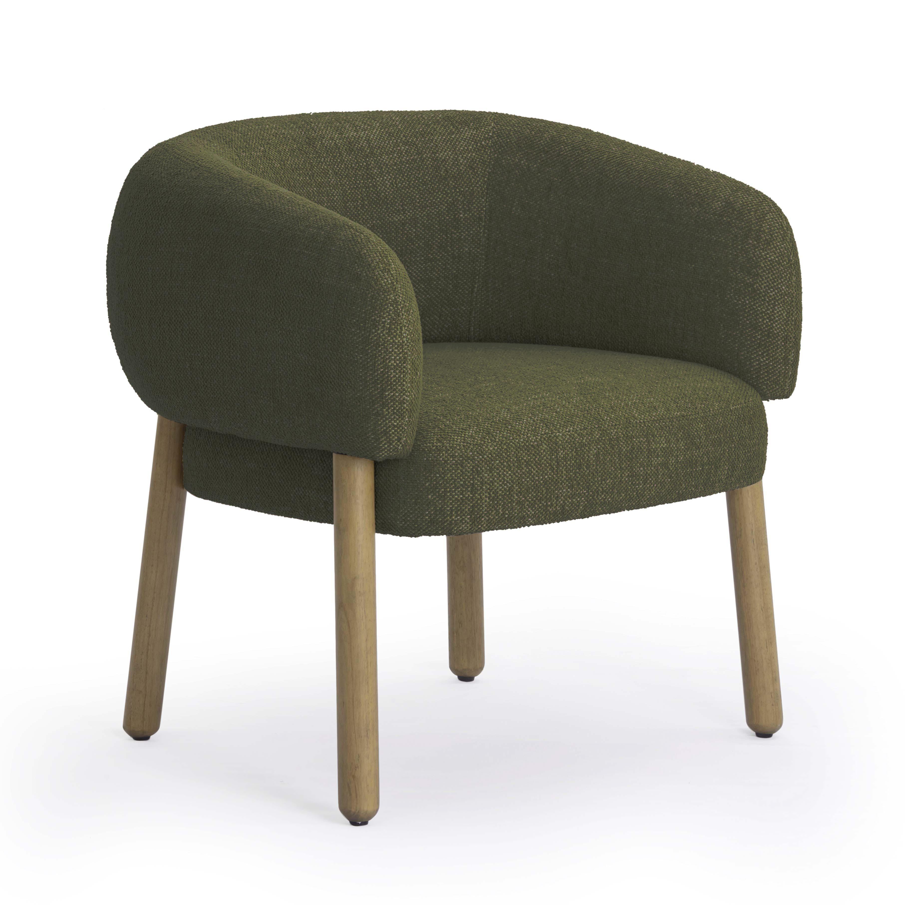 Foxy Textured Performance Fabric Accent Chair