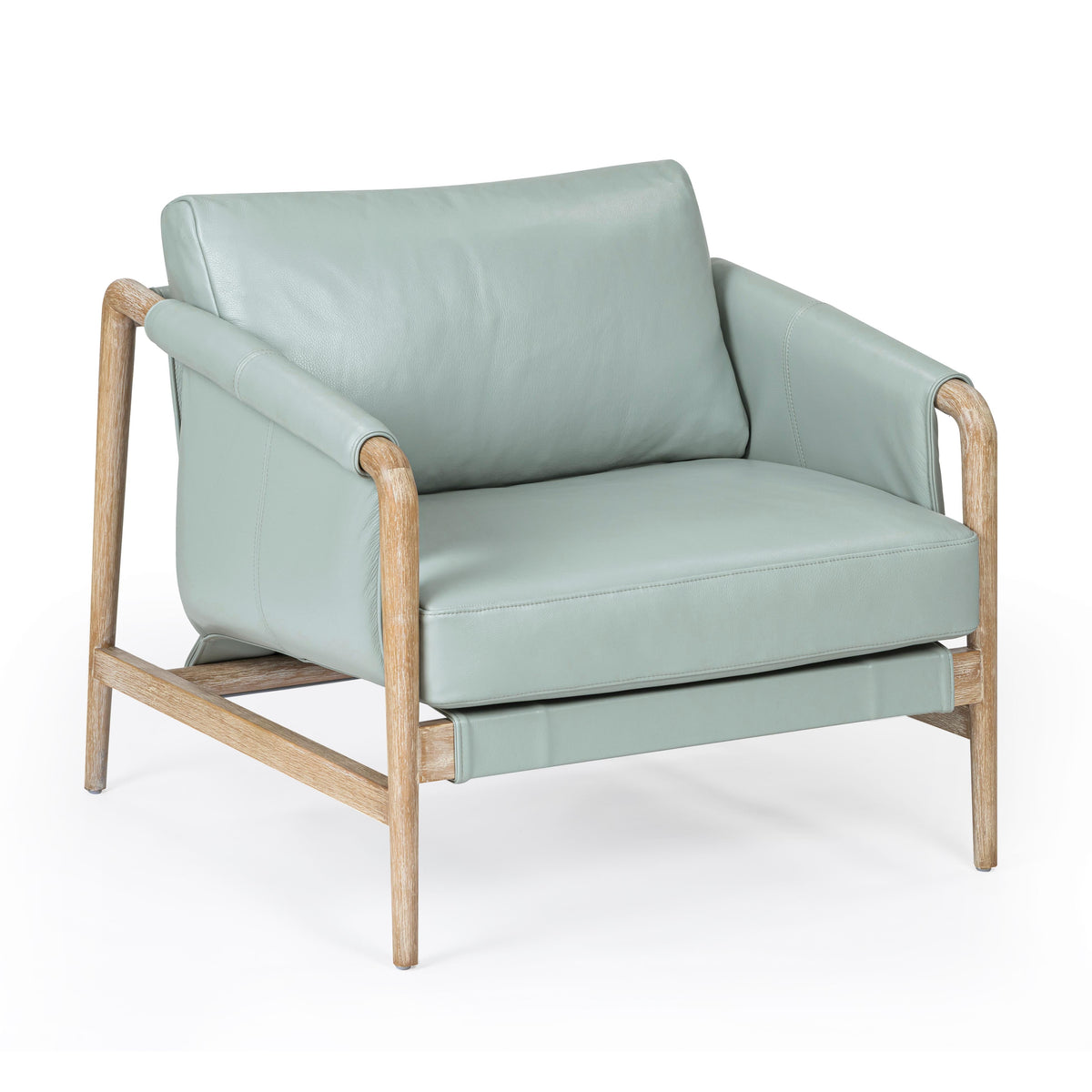 Chakka Contract-Grade Genuine Leather Accent Chair