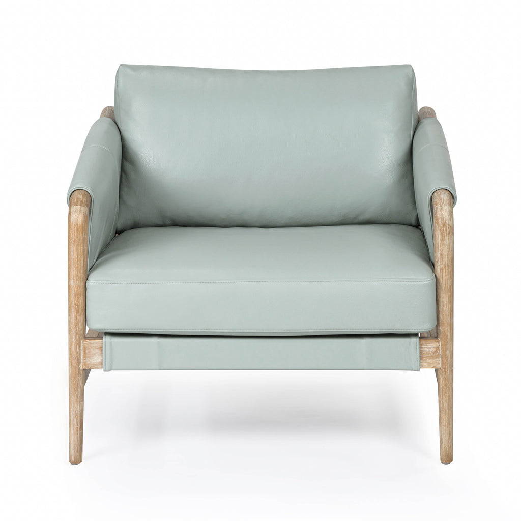 Chakka Contract-Grade Genuine Leather Accent Chair