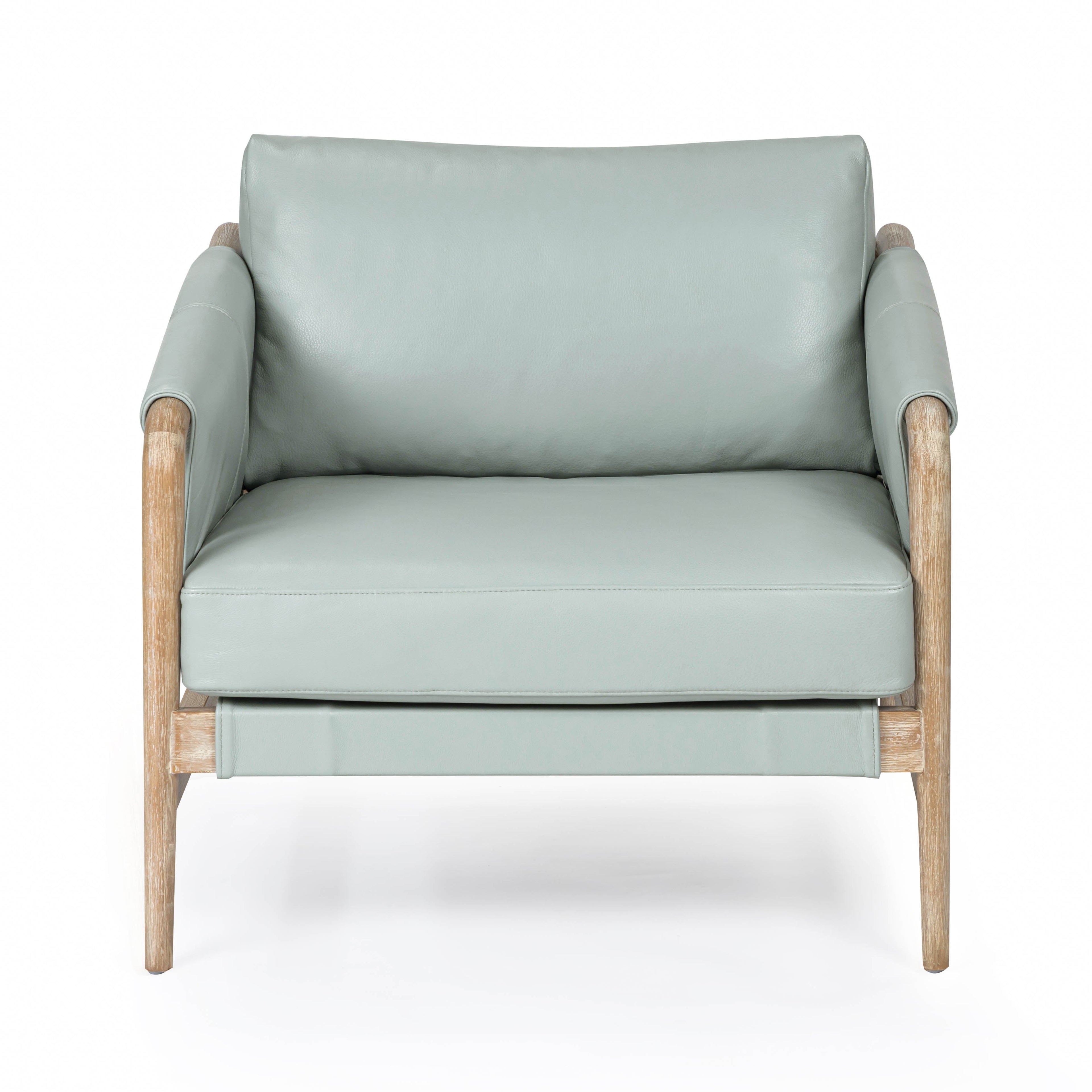 Chakka Contract-Grade Genuine Leather Accent Chair