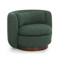 Nura Contract-Grade Chenille Swivel Accent Chair