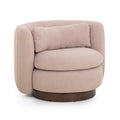Nura Contract-Grade Chenille Swivel Accent Chair