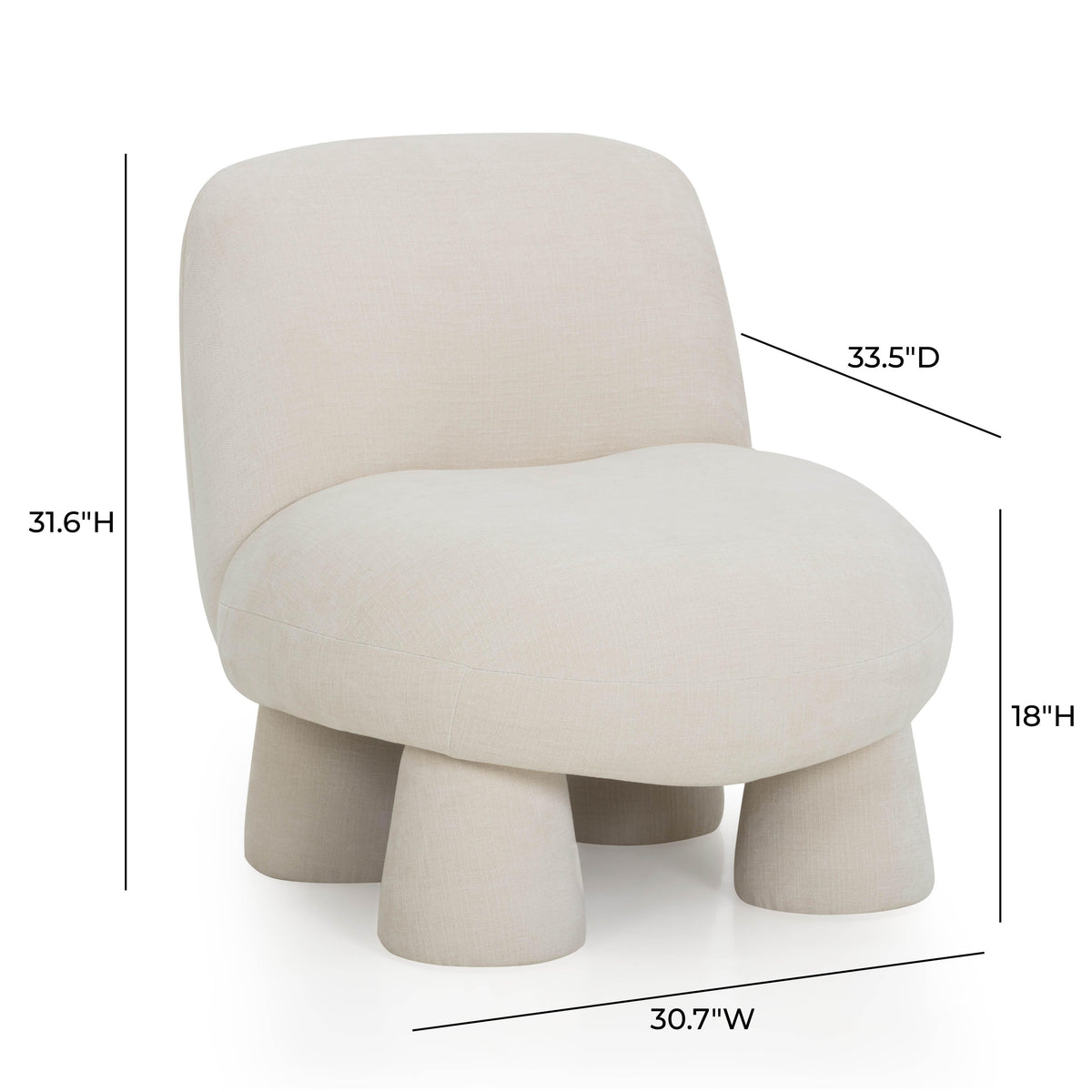 Stomp Upcycled Performance Chenille Accent Chair
