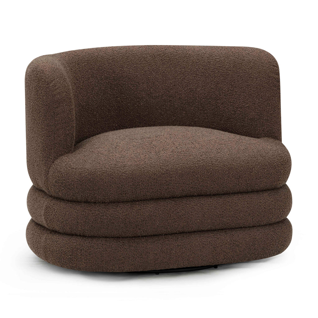 Astor Heavy Performance Boucle Swivel Hotel Lounge Chair