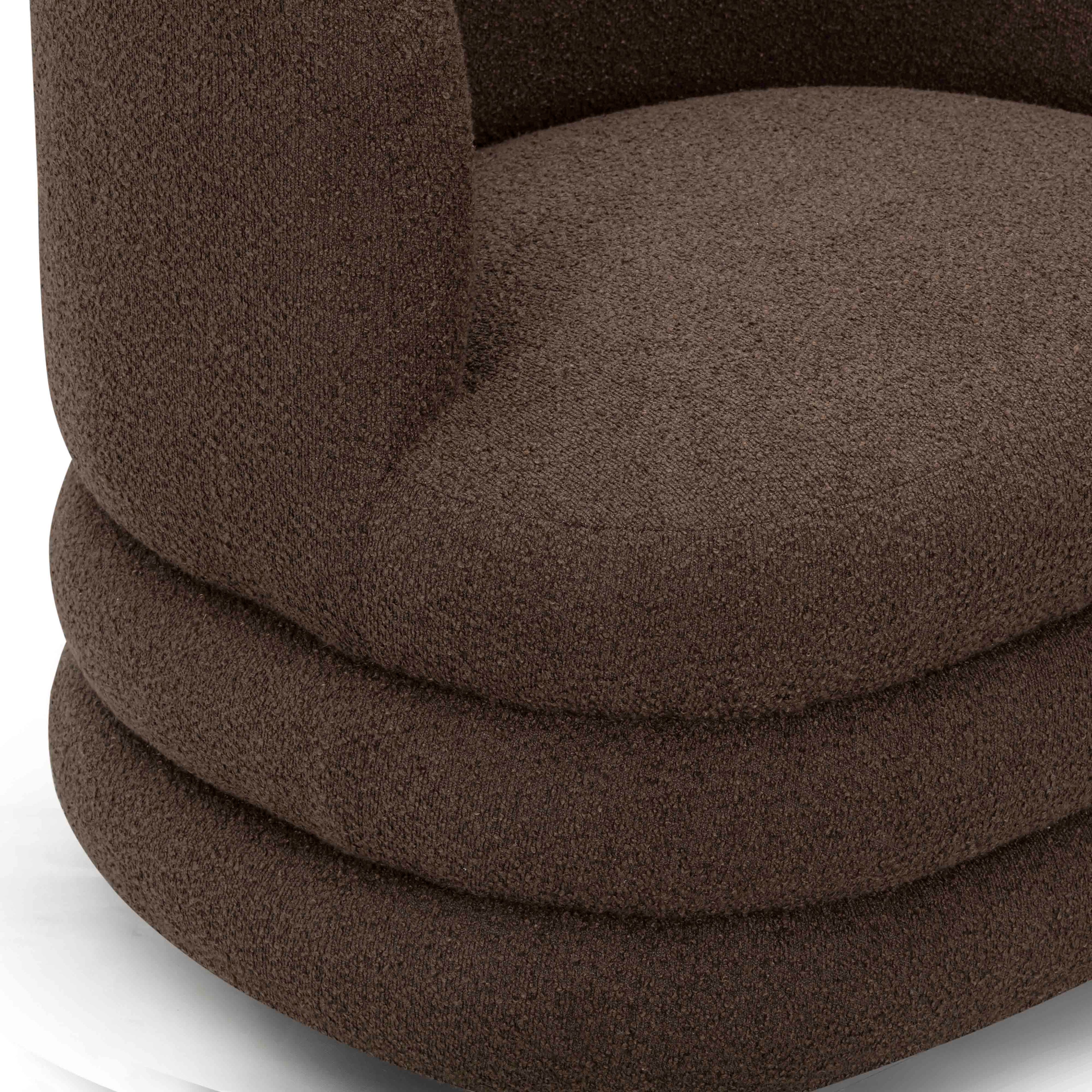 Astor Heavy Performance Boucle Swivel Hotel Lounge Chair