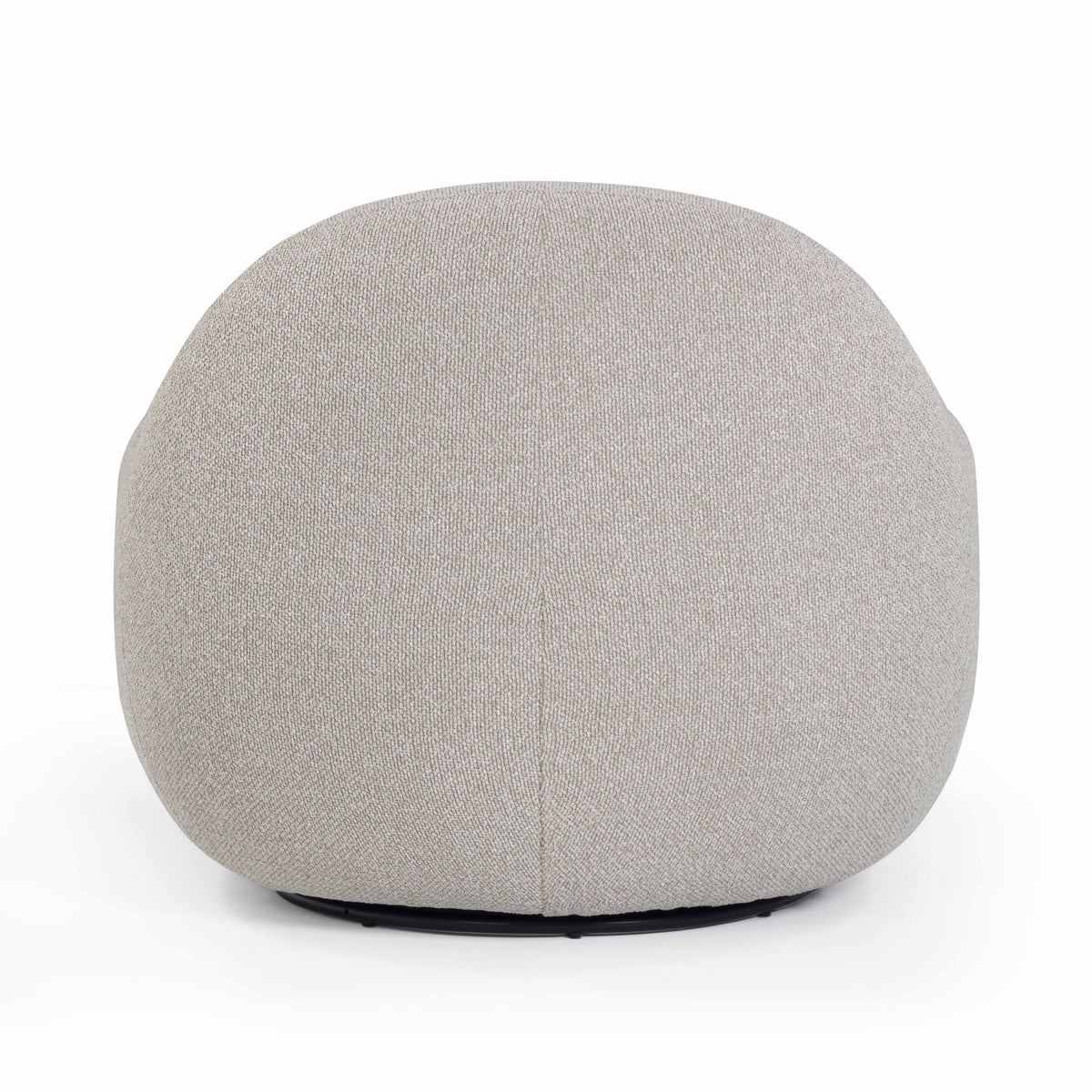 Tiago Warm Grey Performance Boucle Swivel Accent Chair