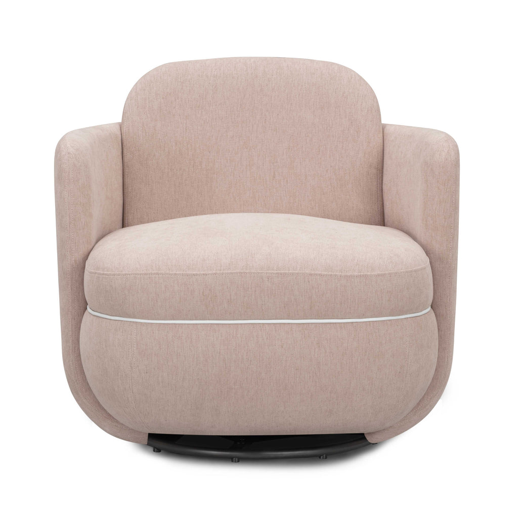 Wolfie Performance Chenille Swivel Accent Chair — Pink null