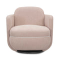 Wolfie Performance Chenille Swivel Accent Chair — Pink null