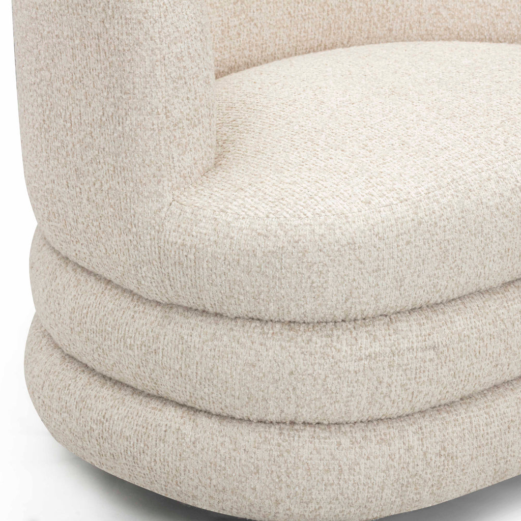 Astor Heavy Performance Boucle Swivel Hotel Lounge Chair