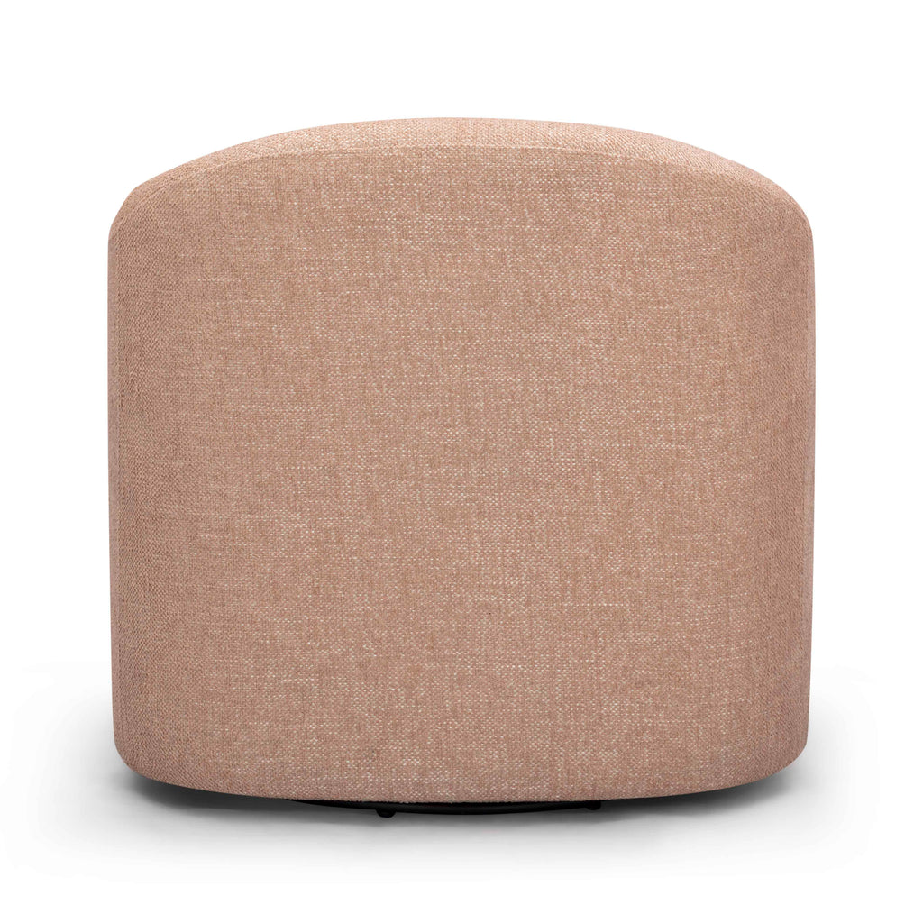 Thao Contract-Grade Basketweave Fabric Swivel Accent Chair