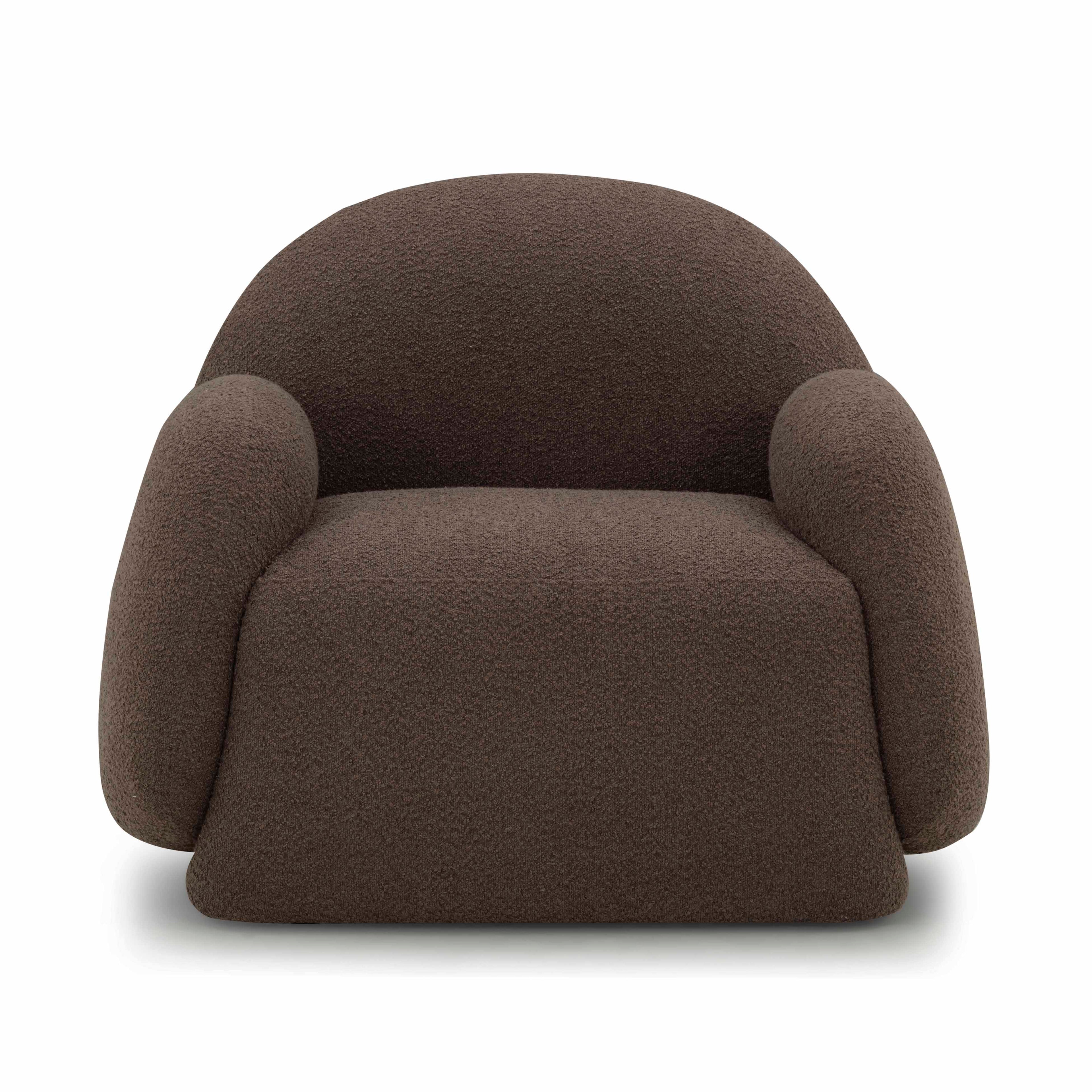 Marius Contract-Grade Boucle Accent Chair