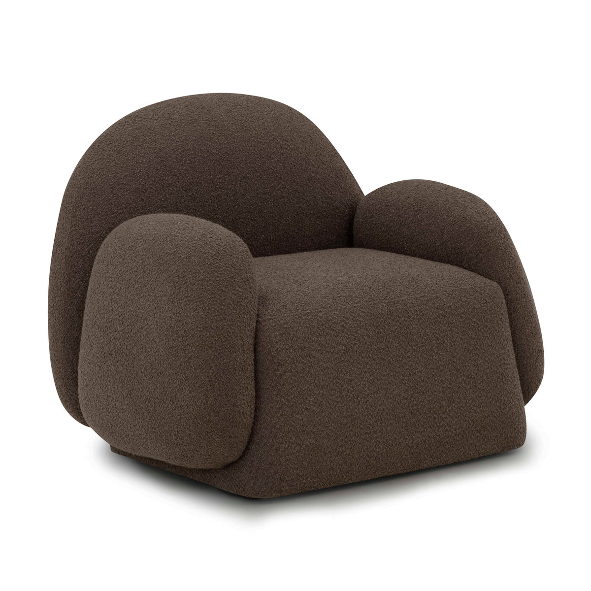 Marius Contract-Grade Boucle Accent Chair