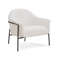 Lua Performance Chenille Accent Chair — Cream null