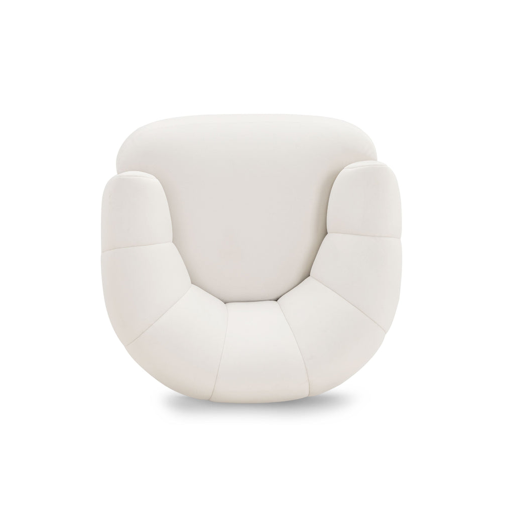 Jasmine Performance Velvet Swivel Accent Chair