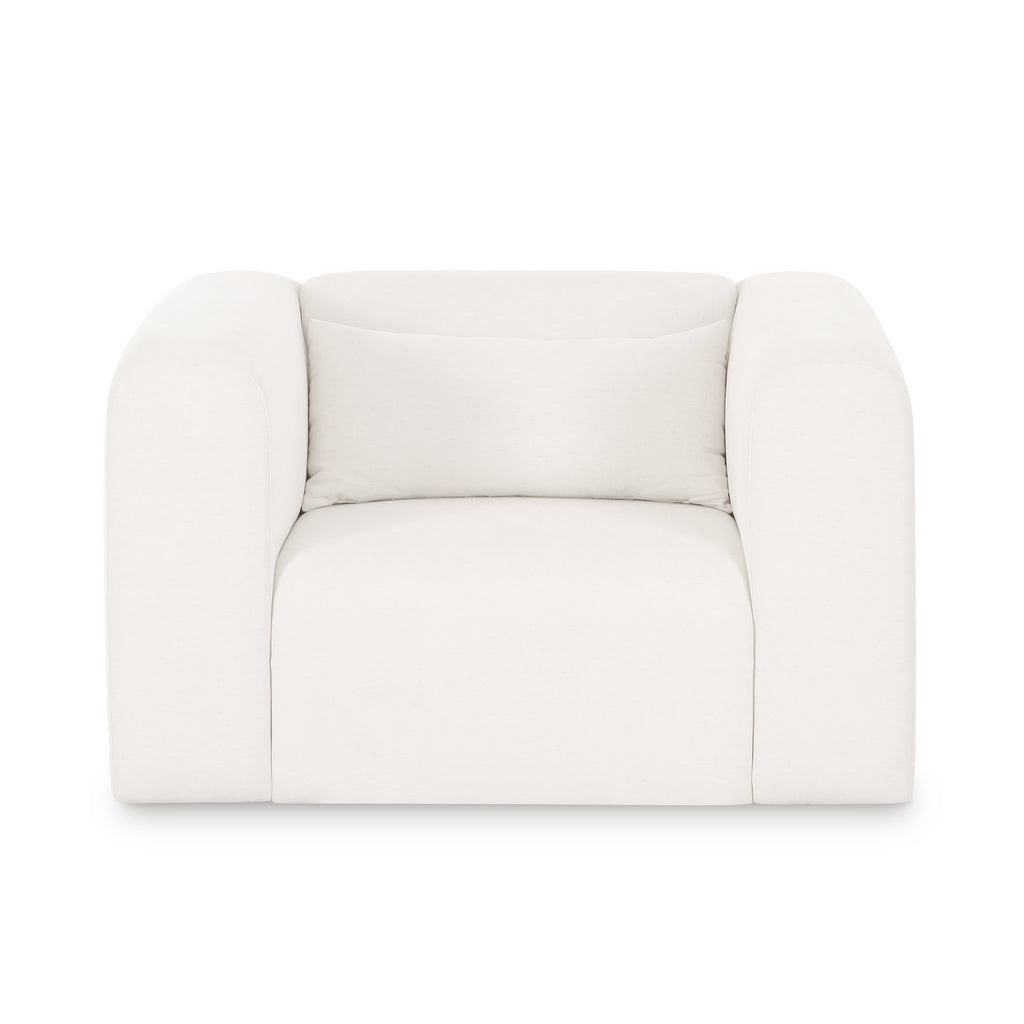 Tarra Cream Performance Chenille Accent Chair