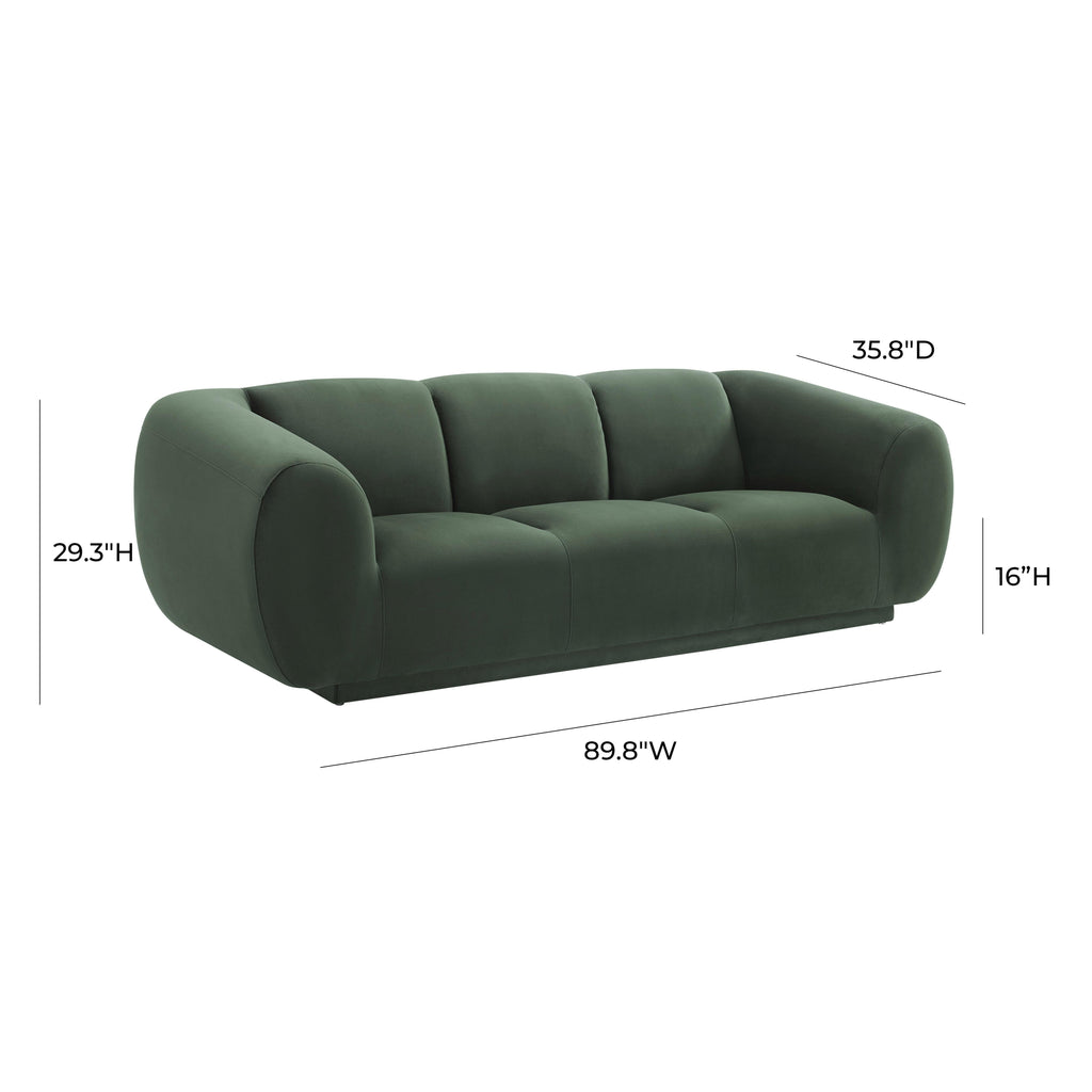 Emmet 90" Performance Velvet Sofa